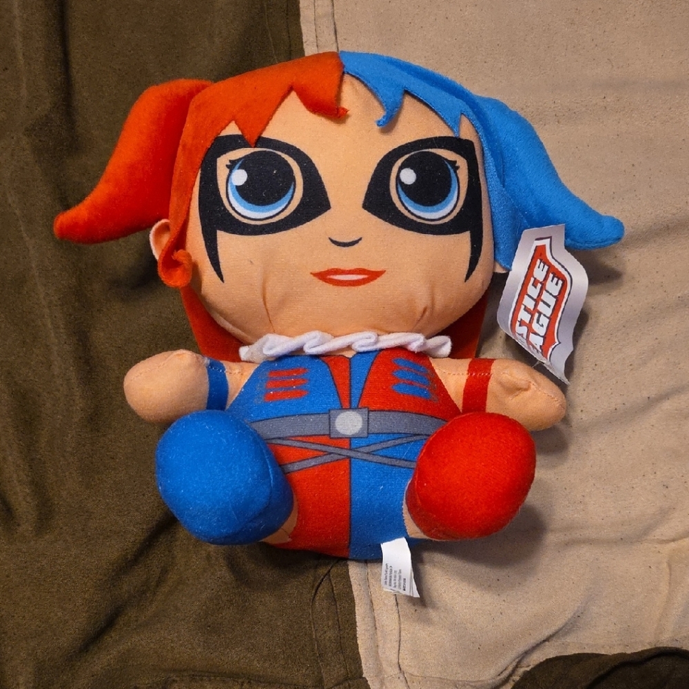 Superhero Plush Toy with Red and Blue Outfit